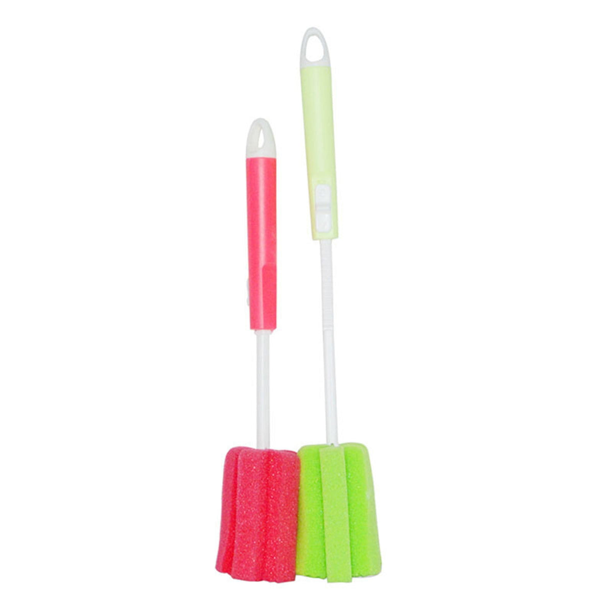 Foam Bottle Cleaning Brush with Adjustable Long Handle for Glasses, Baby Bottles and Tumblers - Image 5