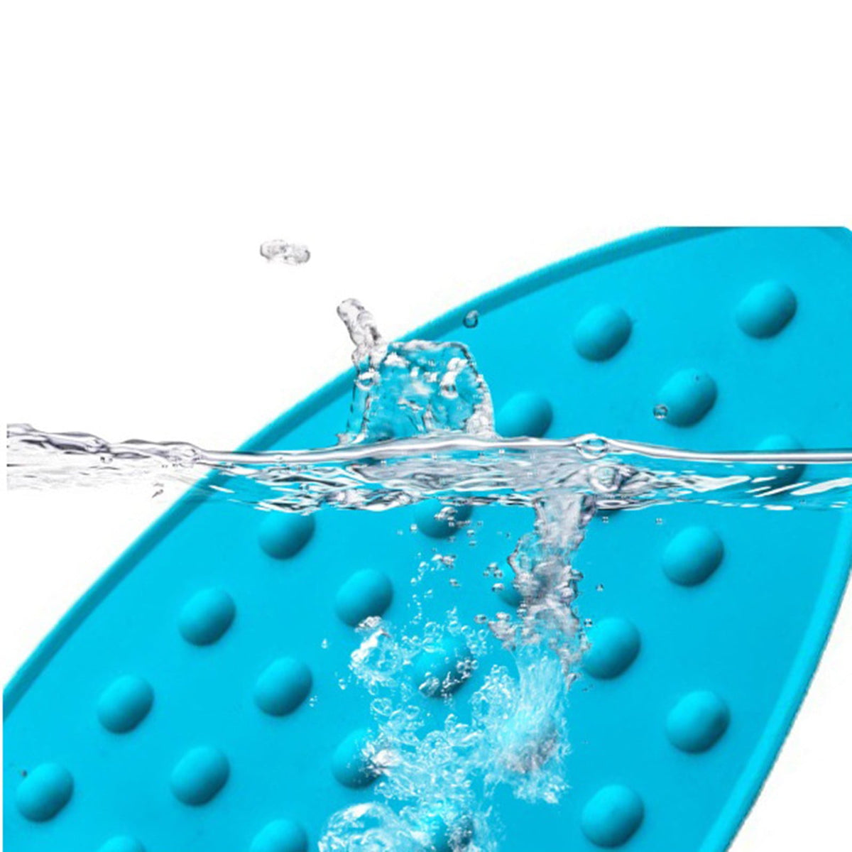 Silicone Iron Rest Pad for Ironing Board, Heat-Resistant Non-Slip Mat 10.43 x 5.51 in, Sky Blue - Image 5