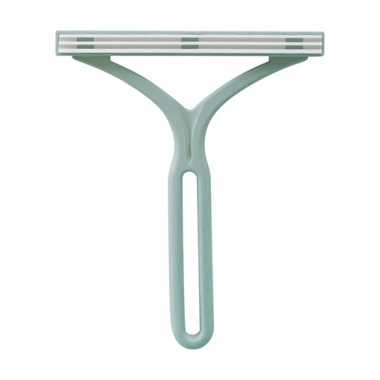 Double-Sided Manual Fabric Shaver and Lint Brush for Sweaters and Upholstery, 5.9 x 4.9 in, Green