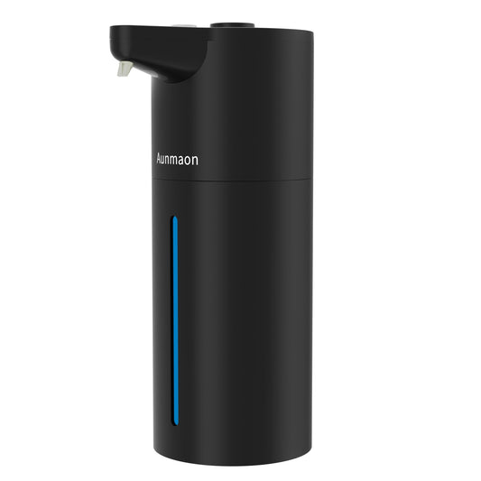 Touchless Automatic Soap Dispenser with 15 Volume Settings for Thick and Thin Liquid Soap, Black