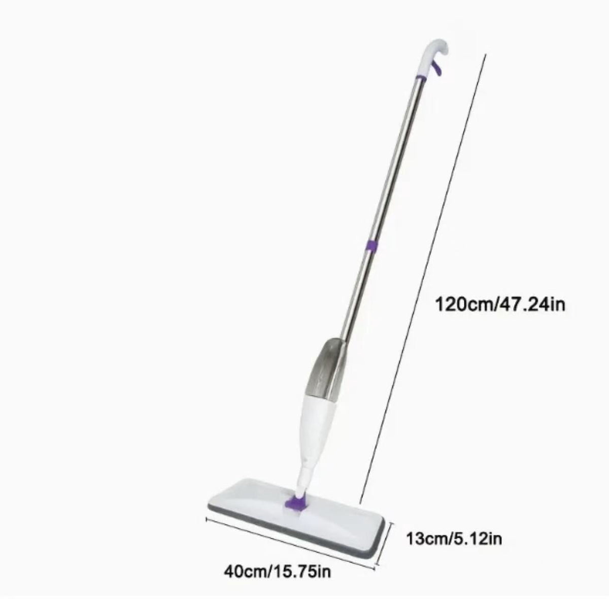 Lightweight Spray Mop with 360-Degree Swivel Head for Hard Floors - Image 6
