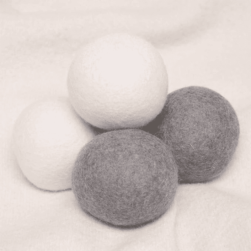 Wool Dryer Balls, 4-Pack XL 2.96-Inch Natural New Zealand Wool Fabric Softener - Image 3