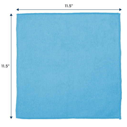 Microfiber Cleaning Cloths, 10-Pack Lint-Free Towels for Home and Car, 11.5 x 11.5 in