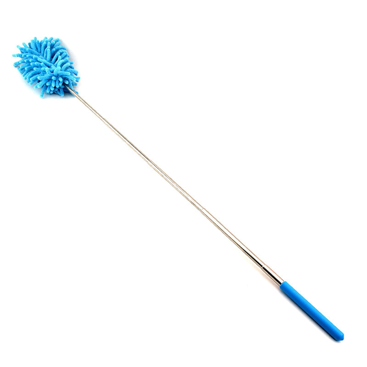 Extendable Microfiber Duster with 2 Washable Heads, Telescoping Pole 18 to 50 in for Fans and Ceilings - Image 2