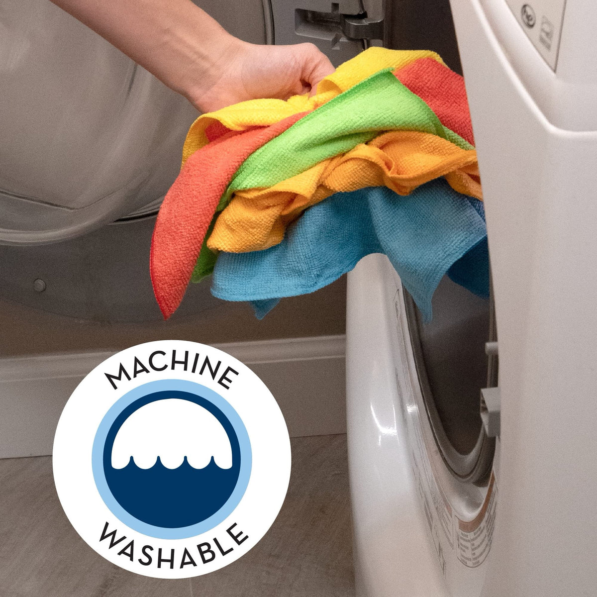 Microfiber Cleaning Cloths, 10-Pack Lint-Free Towels for Home and Car, 11.5 x 11.5 in - Image 4