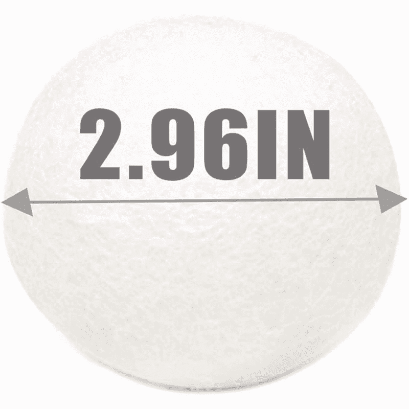 Wool Dryer Balls, 4-Pack XL 2.96-Inch Natural New Zealand Wool Fabric Softener - Image 2